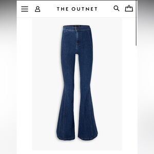 Veronica Beard Sheridan high-rise flare jeans size 24
